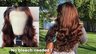 Lighten Wig With 40 Vol. Developer | No Bleach Needed!!| Ft. Tuneful Hair