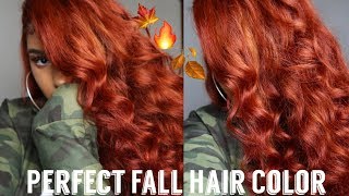 Cinnamon Spice Copper Hair Color | Sza Inspired Color