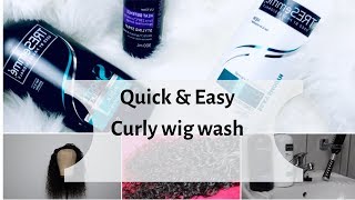 How To Wash And Revive A Brazilian,Malaysian,Peruvian Curly Wig-Weave | Tresemme Hair Products