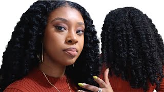The Ultimate Braid N Curl Most Realistic Natural Hair Curly Wig @Hergivenhair