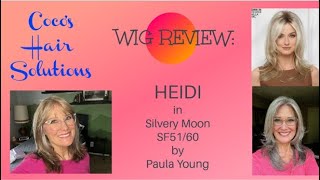 Heidi By Paula Young Wig Review, In The Color Silvery Moon Sf51/60