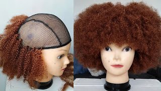 Easiest Diy Crochet Afro Wig| Afro Kinky Wig