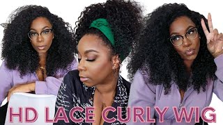  You Need This Curly Wig!  Melted! Best Hd Lace Full Curly Wig For Beginners West Kiss Hair