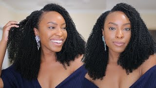 The U-Part Wig Every Curly Girl Needs!! |  Fast & Easy Protective Style For Type 4 Natural Hair