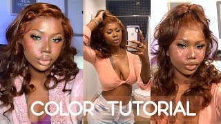 How To Dye Hair From Black To Copper Tutorial|Lustro Hair