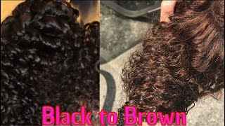 How To Lighten Bundles Brown Or Blonde | No Bleach | Wig Series Part 1