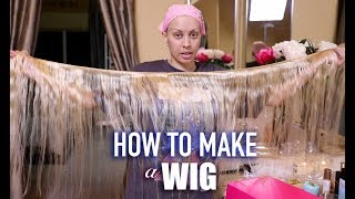 How I Make My Wigs! (Easy At Home Method, Wig Install) | Tymetheinfamous