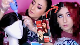Dyeing My $120 Human Hair Wig W/ Red Box Dye *Revamping My Old Wigs*
