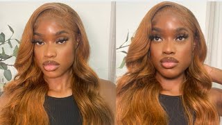 This Colour  Is Everything Ginger Frontal Wig Install Ft Julia Hair | Hannah London
