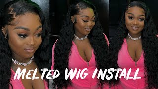 Zig Zag Side Part Wig Install ⚡️ | Loose Deep Wave  | Wiggins Hair