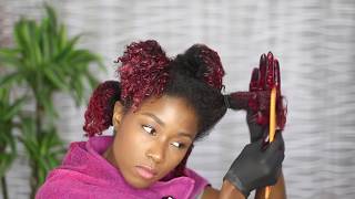 How I Dye My Natural Hair At Home No Bleach Featuring Sally Beauty Supply