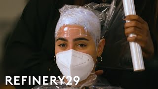 I Bleached My Shaved Head & Dyed It Pink | Hair Me Out | Refinery29
