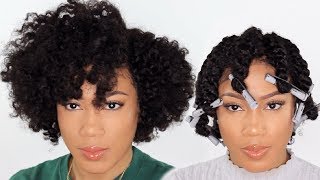 Twistout On Natural Curly Hair/Wig