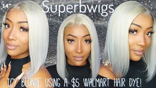  Flawless Icy Blonde On 613 Wig Using $5 Hair Dye! | Ft. Superbwigs