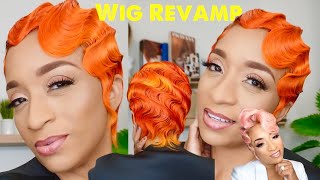 Wig Color Revamp! #Fingerwaves Using #Boldholdlacewigtape