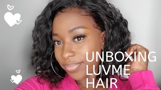 Unboxing| Install| Luvme Hair Wig| Summer Celebrity Style Curly (10'' Basic Edition)