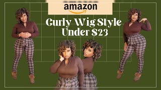 Curly Amazon Wig Style Under $23