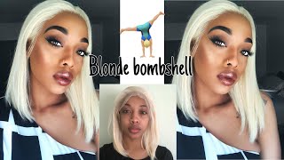 How To Install A 613 Frontal Wig Easy! Ft Celie Hair