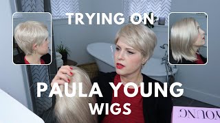 Paula Young Wig Try On (Belinda Pixie Cut Wig + Chase Bob Wig)
