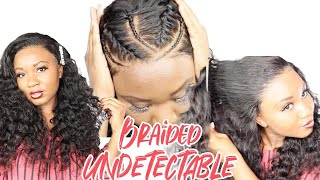 Omg Undetectable Hd Lace Front Wig Loose Wave + Braided Wig Style | Kes Wigs Hair