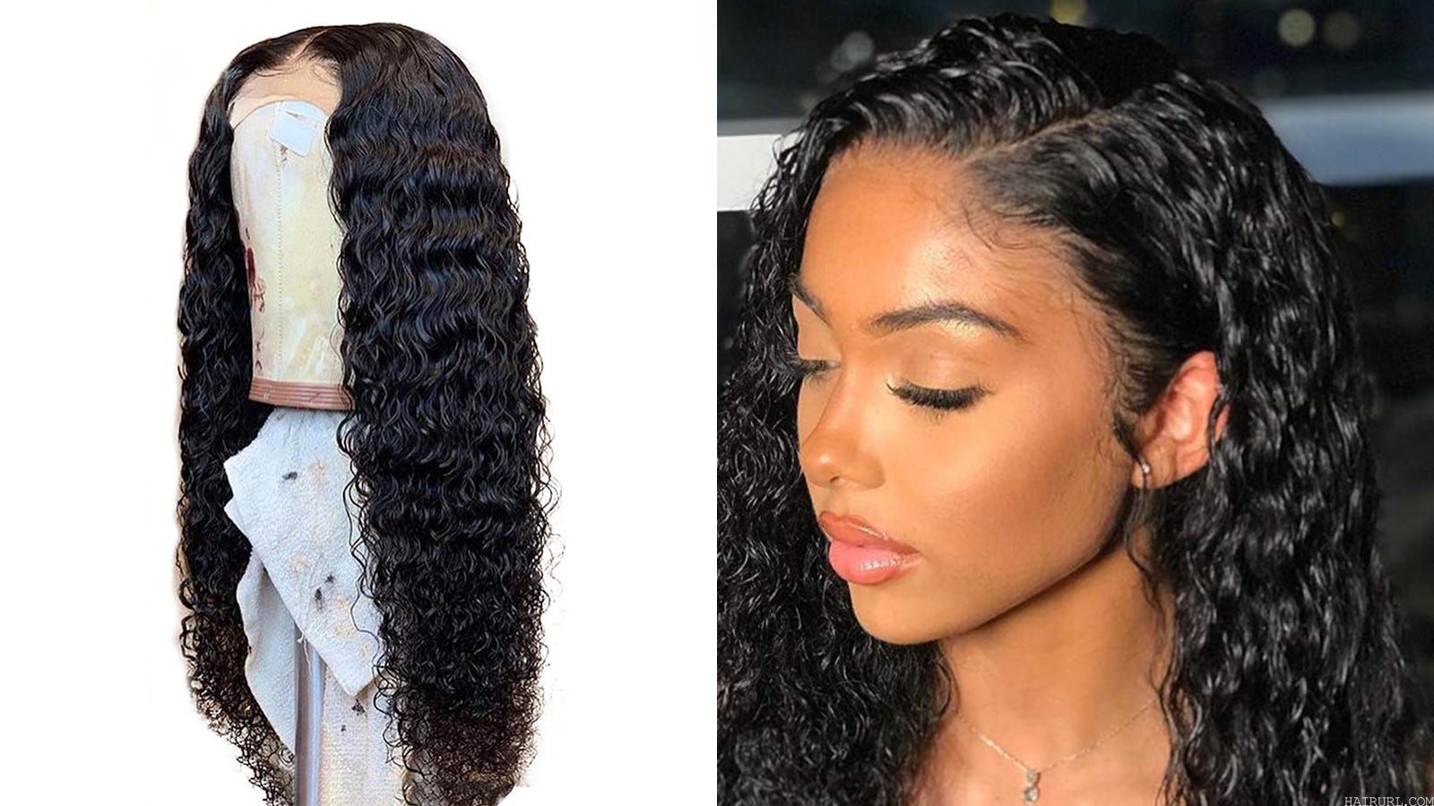 Get a natural-looking style with this curly Pizazz wig.