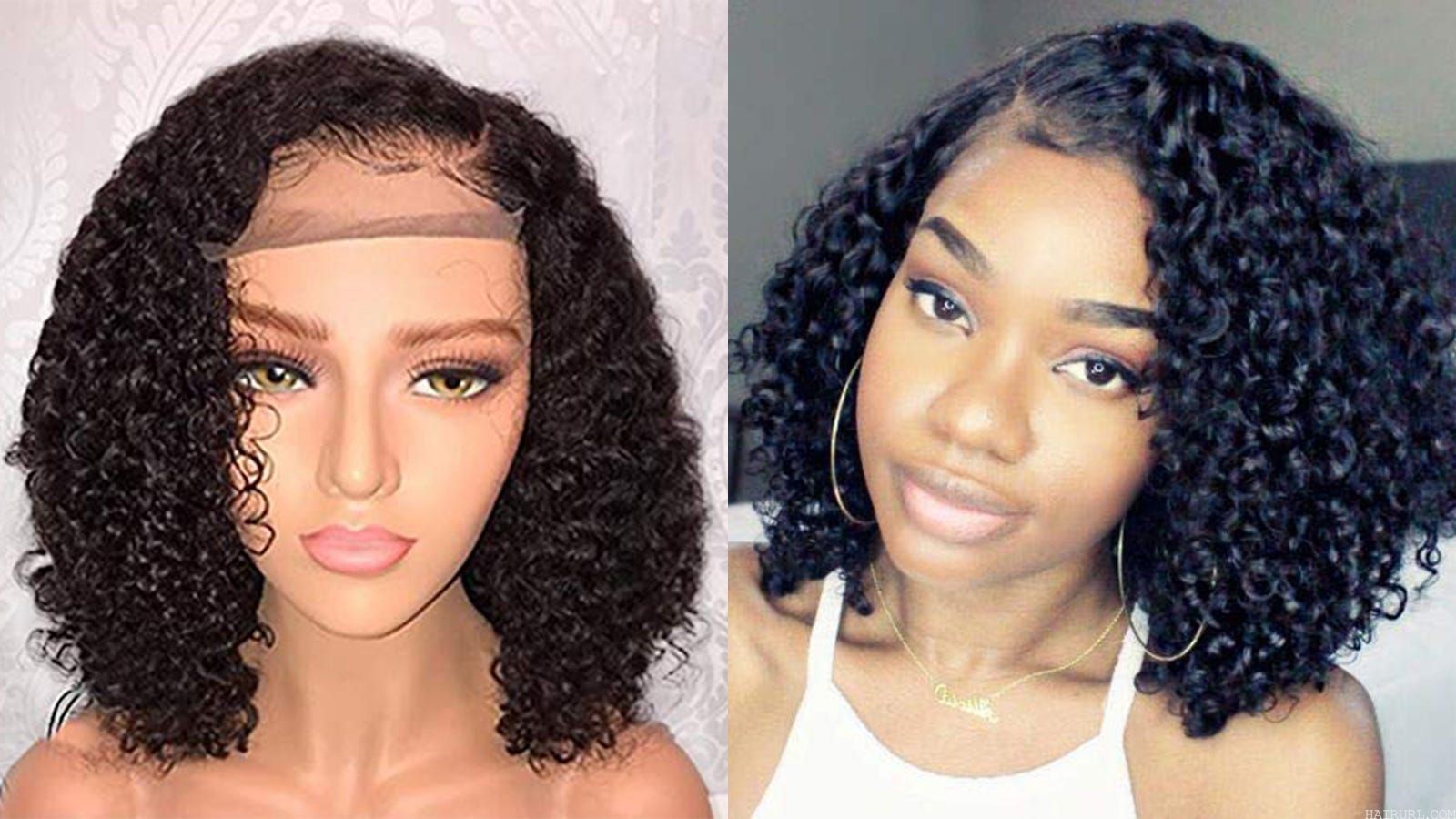 This short, curly wig from Jessica Hair will look like your natural locks.