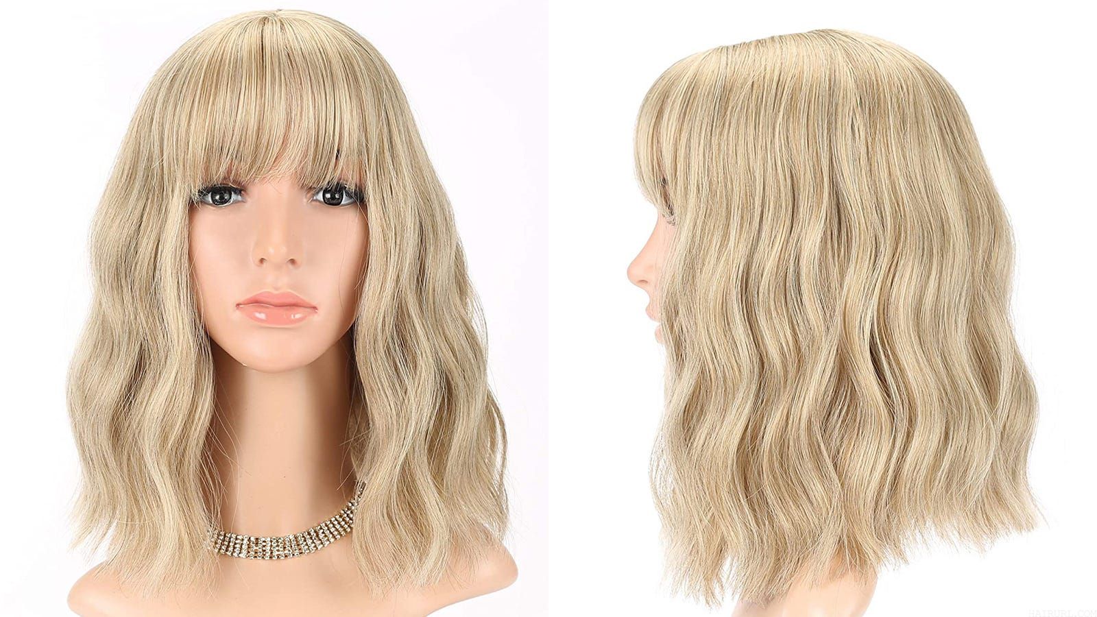 Get highlights without the salon time with this Faelbaty wig.