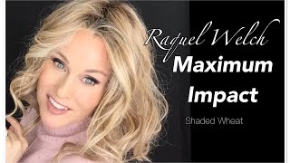 Raquel Welch Maximum Impact Wig Review [Discontinued Style] Shaded Wheat Rl14/22Ss | Styling!