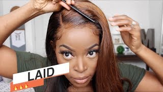 Natural Looking Ombre Lace Frontal Wig| Melt The Lace| Perfect Protective Style Ft. Divaswigs