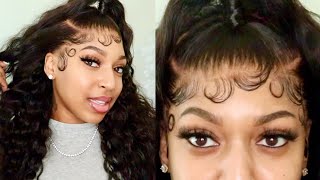 How To: Dramatic Baby Hairs On A Frontal Wig(Beginner Friendly) Ft Celie Hair