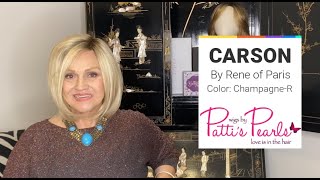 Wig Review:  Carson By Rene Of Paris In Champagne-R - Wigsbypattispearls.Com