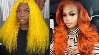 Coloring Wigs Compilation | Slayed Wigs Compilation