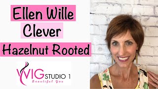 Ellen Wille Clever Wig Review | Hazelnut Rooted | Brunette Wig Place