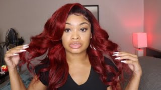 Dye Your Hair Red In Minutes! Water Color Method Ft  Adore