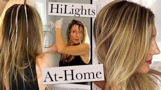 At-Home Hair Color! Grey Roots + No Foil Highlights!