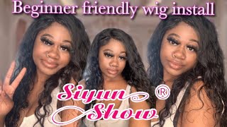 Beginner Friendly Wig Install, Loose Deep Wave Lace Front | Ft. Siyun Show