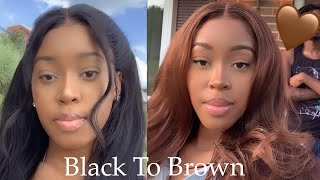 Dying Hair Black To Brown Without Bleach