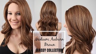 Madison Wigs - Classy Line - Medium Auburn Brown 18 Inch