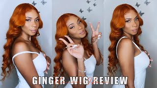 Ginger Orange Wig Review Ft. Unice Hair