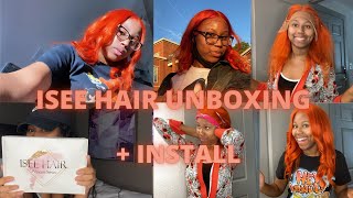 Isee Hair Unboxing And Initial Install (Ginger Hair??)