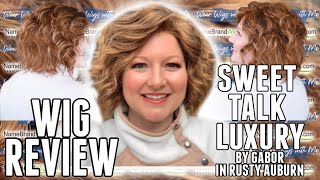 Wig Review Sweet Talk Luxury By Gabor In The Color Rusty Auburn | Style Comparisons