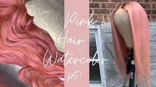 Part 1 | How To: Pink Wig With Dark Roots