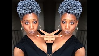How To Get Grey Hair Without Using Bleach | Misskenk
