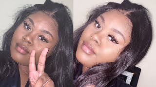 *Detailed* Quick & Easy Glueless Lace Wig Install| Isee Hair Review