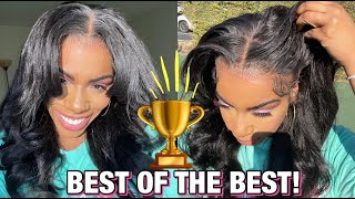 Never Straighten Your Hair Again! This Blow Out Texture Upgraded Hd Lace Wig Is The Most Natural Wig