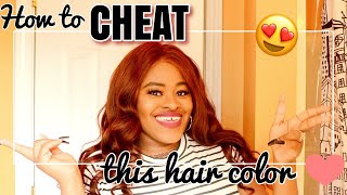 How I Achieved This Sza Inspired Ginger/Auburn Hair Color Quick & Easy: A Little Secret...I Cheated