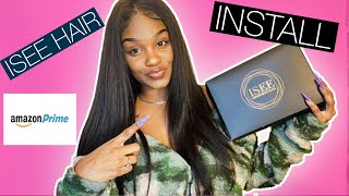 Straight Lace Wig Install/Initial Review Ft Isee Hair 20In