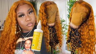 Affordable Best Wigs | Bleaching And Water Coloring My Hair Ginger And Yellow | Jurllyshe Hair