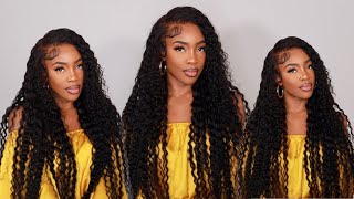 One Of My Favorite Installs Ever! *Must Try* 36" Deep Wave Hd Lace Wig Ft Asteria Hair