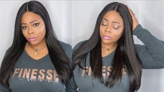 Middle Part Finesse  Bobbi Boss Mblf20 Zia Wig Review | Ft.  Sogoodbb.Com